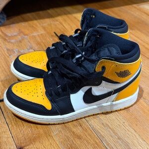 Jordan Kids Sneakers Black Yellow White